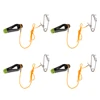 Prettyia 4pcs Power Grip Plus Release Clips with Leader for Downriggers Gear ► Photo 3/6