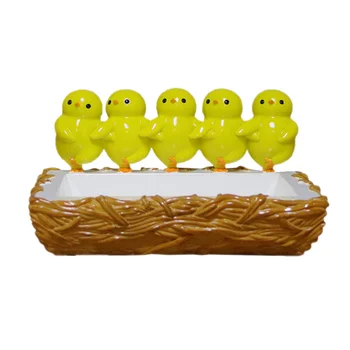 

Creative Chick Storage Case Delicate Candy Storage Container Multi-purpose Decorative Box Ornaments for Living Room Doorway Por