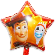 Капитан Вуди фольгированные шары 18 дюймов круглый Лайтер Вуди из мультфильма гелиевые шары для вечеринка для мальчика день рождение воздушные шары