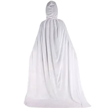 

Hooded Cloak Long Velvet Cape for Christmas Halloween Dress up Costumes