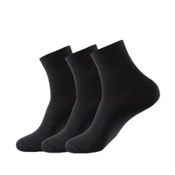 ZARE Men's Cotton Socks New Style Black Business Men Socks Soft Breathable Summer Winter for Male Plus Size A1 C31