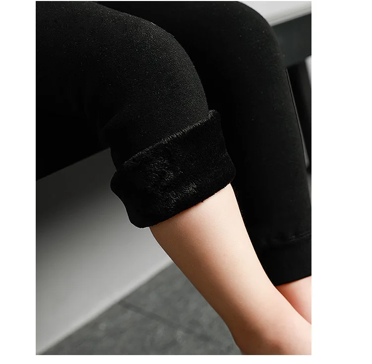 Boys' Warm Pants Thick Pants with Velvet Sub-Children Wearing Leggings Medium-small CHILDREN'S Cotton Trousers Boy Autumn And Wi