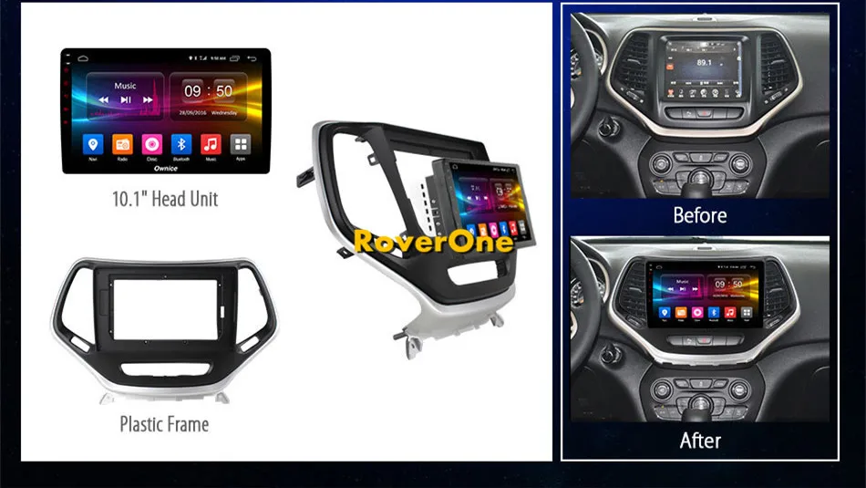 Автомобильный мультимедийный плеер RoverOne для Jeep Cherokee Android радио медиа Стайлинг Аксессуары Cherokee запасные части DSP