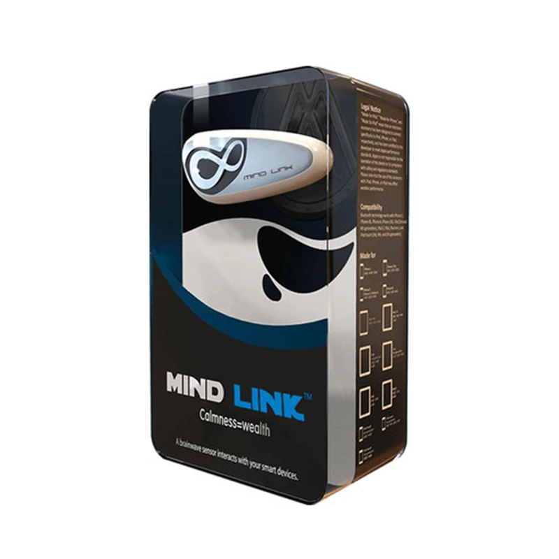 Эээг Brainwave Mindlink Датчик управления нервом декомпрессия голова обручем эээг крышка