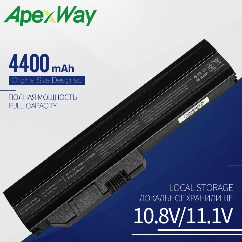 4400 мАч аккумулятор для ноутбука hp DM1 572831-121 PT06 572831-351 572831-361 HSTNN-Q44C 7F0994 580029-001 аккумулятор большой емкости HSTNN-OB0N HSTNN-Q45C 311c