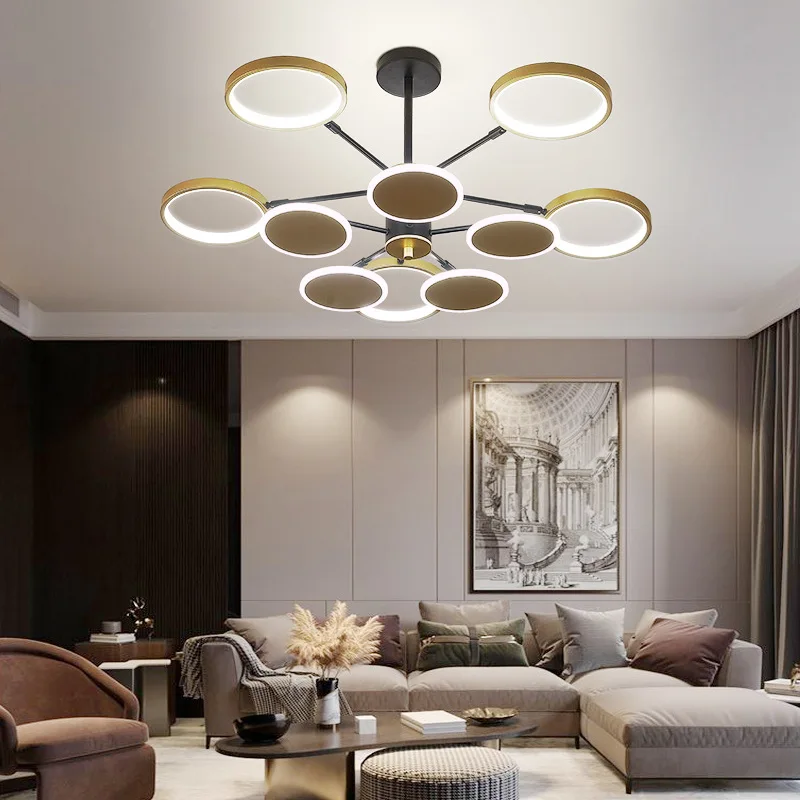

Nordic Chandelier Living Room Light Luxury High-end Dining Room Bedroom Modern Pendand Lamp Chandelier Dining Room Furniture