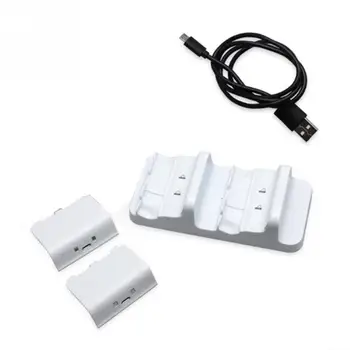 

dual charging base controller portable charger with a battery pack for the xbox one gaming accessory USB holder charging dock