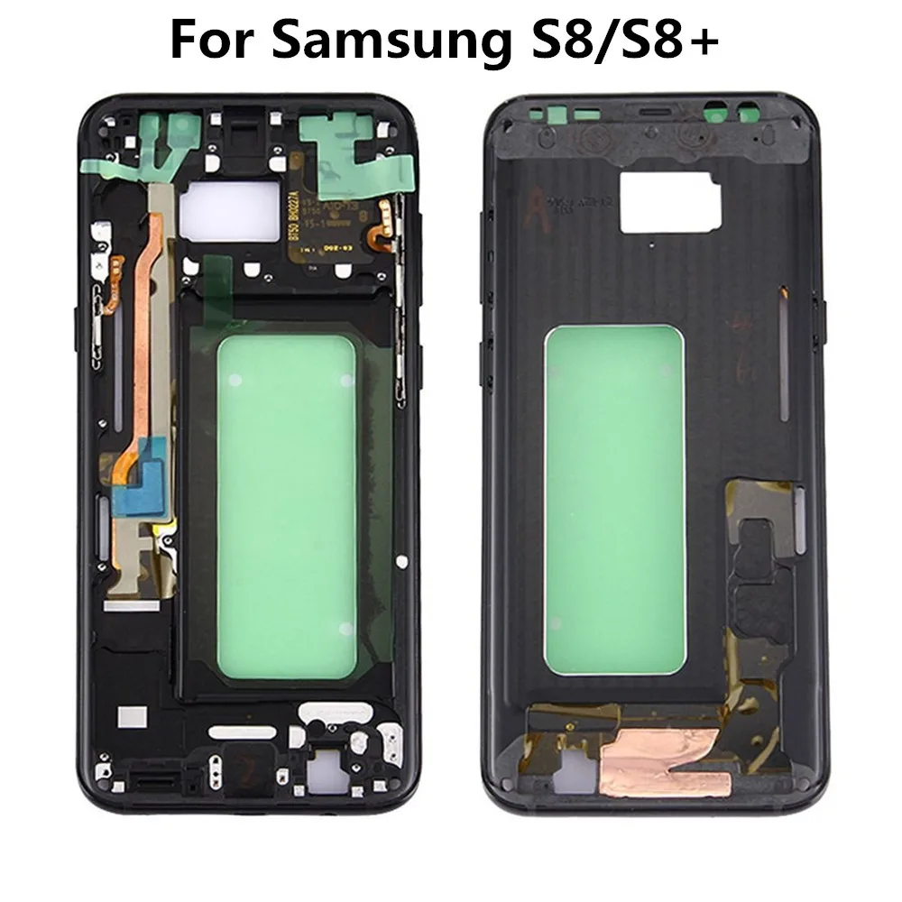 2 шт. для S8 Plus средняя рамка Корпус Рамка Металлическая пластина Samsung Galaxy G950 +