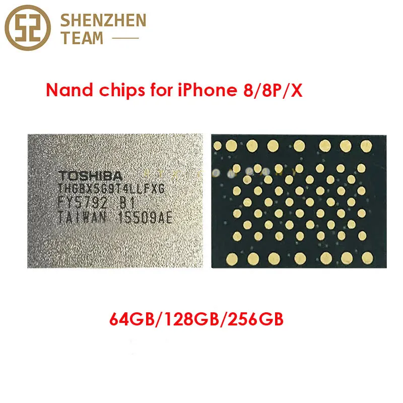 SZteam 64GB128GB 256GB HDD Nand чипы памяти для iPhone 8 8P X | Мобильные телефоны и аксессуары