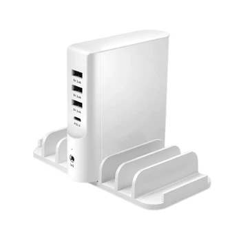 

Multi-Port USB Wireless Multi-Function Charger Phone Holder Charging Dock Desktop Charging Organizer