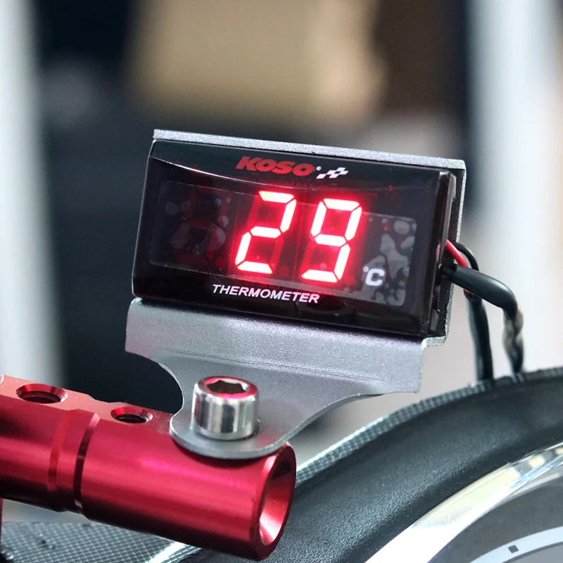Универсальный ЖК-дисплей электронные часы мотоцикл датчик температуры воды Таблица Калибр аксессуары для мотоциклов modifie