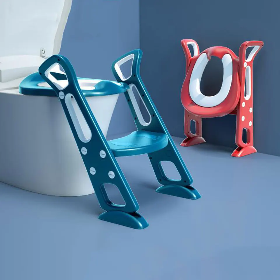 Orinal plegable para bebé, asiento de inodoro portátil con escalera ajustable, urinario infantil para niños, asientos de entrenamiento