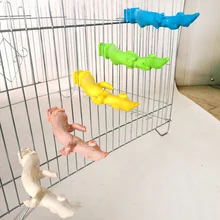 Пластиковая стоящая палочка жевательная игрушка окунь для клетки лапа Птица Попугай шлифовальные принадлежности подходит для домашних животных всех размеров