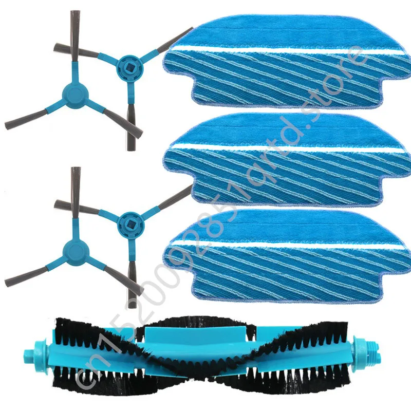 Робот ролик основная боковая щетка Швабра Ткань для Cecotec Conga 3490 Elite Роботизированный пылесос запасные части Аксессуары Замена - Цвет: Темный хаки
