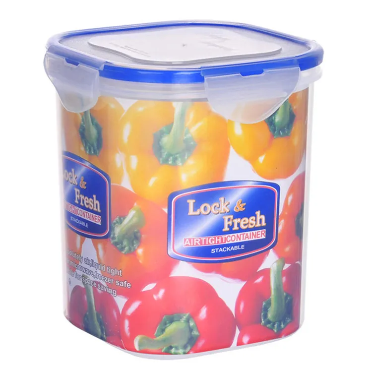 Freshness Box Plastic Storage Snack Box Salad Box Microwave-Refrigeration Carriable Convenient Lightweight 500 Ml