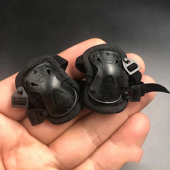 

1/6 Scale Black Knee Pad Knee Protectors Models for 12''Figures Bodies Accessories