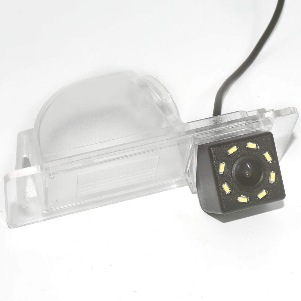 ZJCGO CCD Car Rear View Reverse Back Up Parking Night Vision Camera for Volkswagen Vento A6 Gran Santana for Skoda Rapid Sedan - Название цвета: 8-LED