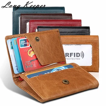 

Retro Genuine Leather Cowhide Travel Passport ID Card Cover RFID Holder Case Protector Organizer Wallet Black Short Design purse