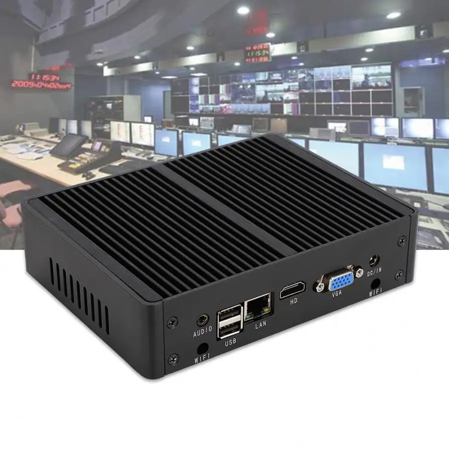 Для Intel Core i5 4200U для Win 7 Mini PC промышленный компьютер 8G ram + 256GB SSD 100 240V компьютер|Мини