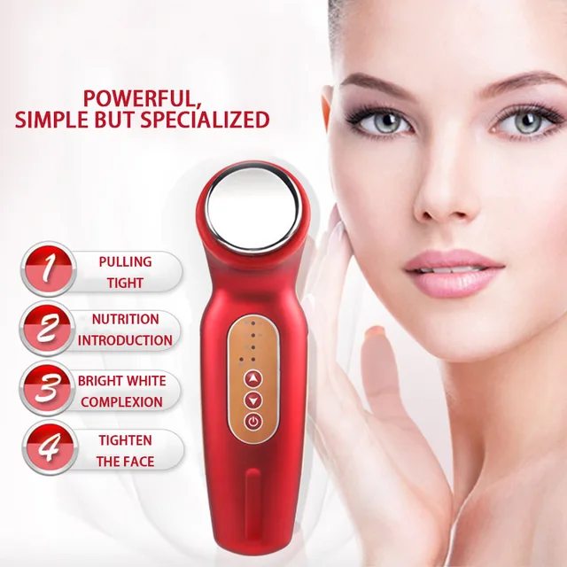 $US $93.99  Ultrasonic Vibrator Facial Machine Galvanic Facial Nuskin Apparatus Face Skin Care Machine Beau
