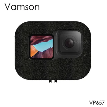 

Vamson For Windshield Windproof Wind Noise Reduction Sponge Foam Case Cover for GoPro Hero 9 Black Go Pro 9 Foam Accessories