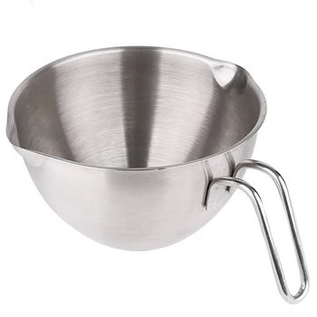 

Egg Beating Pan Knead Dough Deepen Pot Basin Handle Vegetable Stainless Steel Bowl Stainless Steel Mixing Bowls