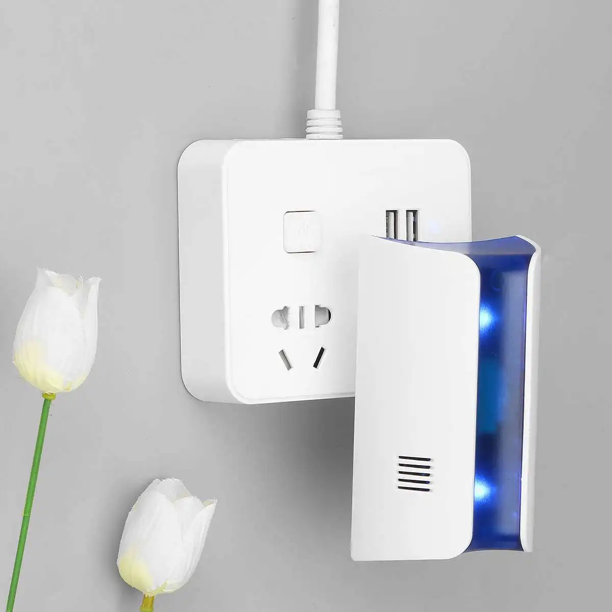 Frequency Conversion Ultrasonic Electronic Mosquito Killer Repellent Mice Cockroach Mosquitoes Moths Insect Killer Pest Control