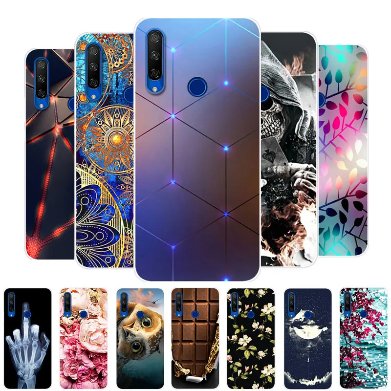 

For Huawei Y7P Case 2020 Silicone Painting TPU Soft Back Cover Phone Case For Huawei Y7P ART-L28 Y 7P Y7 P Bumper Fundas 6.39