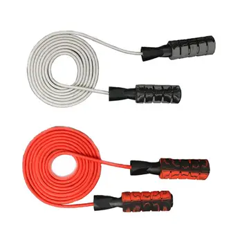 

Heavy Adjustable Weighted Skipping Jump Rope Ball-Bearing Weavon Cable Foam Handle Lose Weight Exercise Fitness Skipping Rope