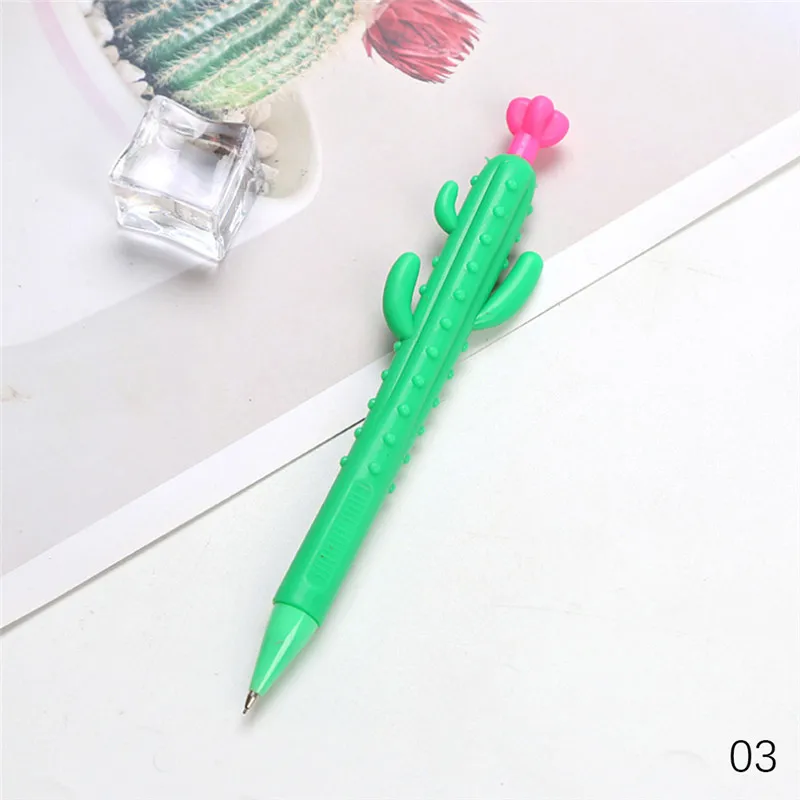 0,5/0,7 мм кактус морковь Кукуруза механический карандаш Kawaii автоматический рисунок карандаш для детей подарок школьные канцелярские принадлежности - Цвет: Cactus-0.7mm
