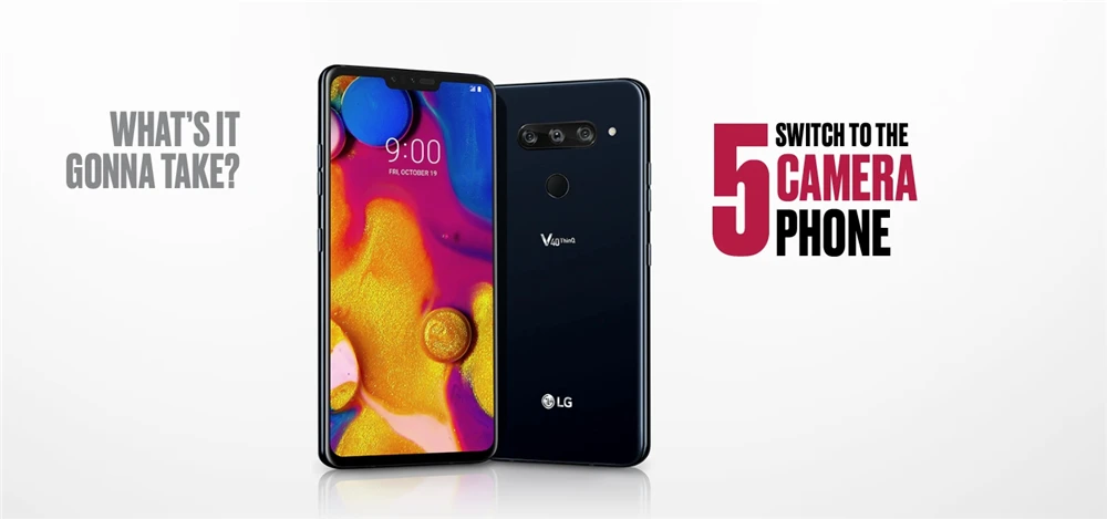 Original Unlocked LG V40 ThinQ V405UA V409N 6.4 Inches 6GB RAM 64GB ROM 16MP Triple Camera LTE Single SIM Fingerprint  Cellphone iphone x refurbished