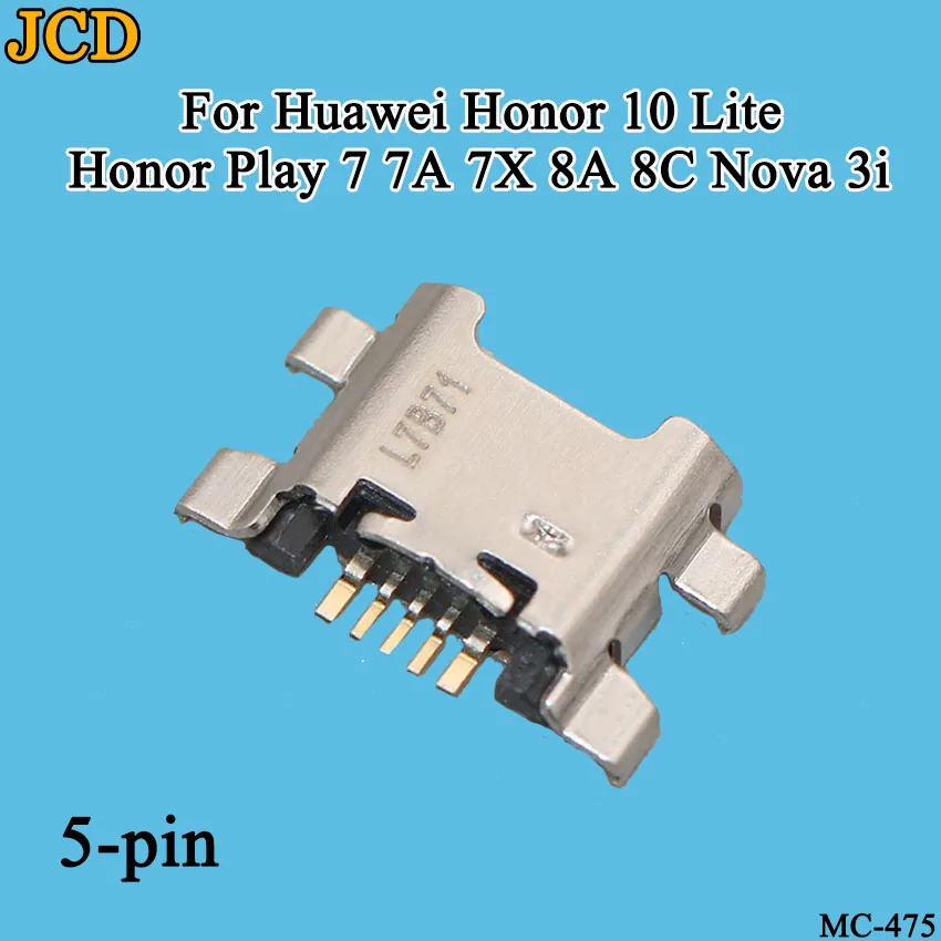 JCD 30 шт./лот для huawei Honor 10 Lite Honor Play 7 7A 7X 8A 8C Nova 3i usb зарядная док-станция разъем для зарядки порт разъем