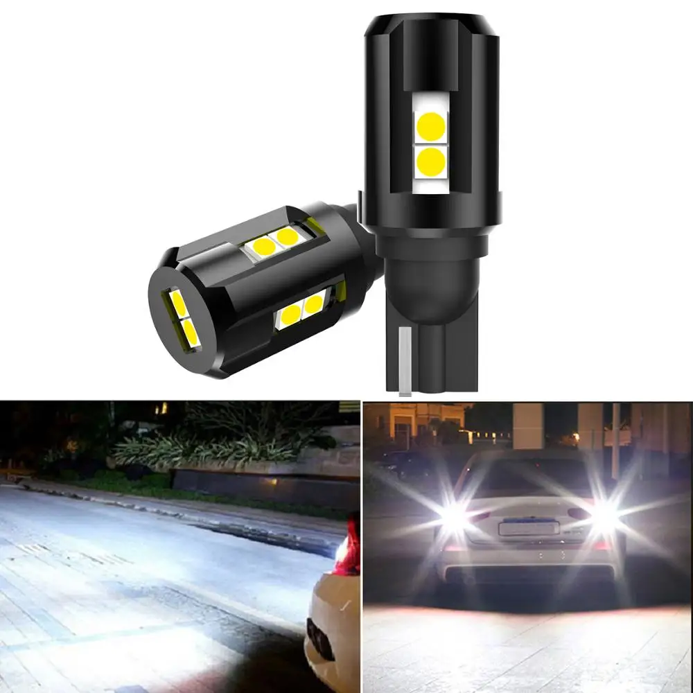 2 шт. Автомобильные светодиодные лампы W16W T15 T16 Canbus 3030 SMD|Сигнальная лампа| |