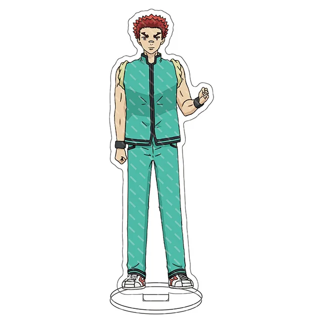 Anime Figure The Disastrous Life of Saiki Kusuo Key Chain Pendant Cosplay Two-sided Keychain Prop Acrylic Stand Model Toy Yellow