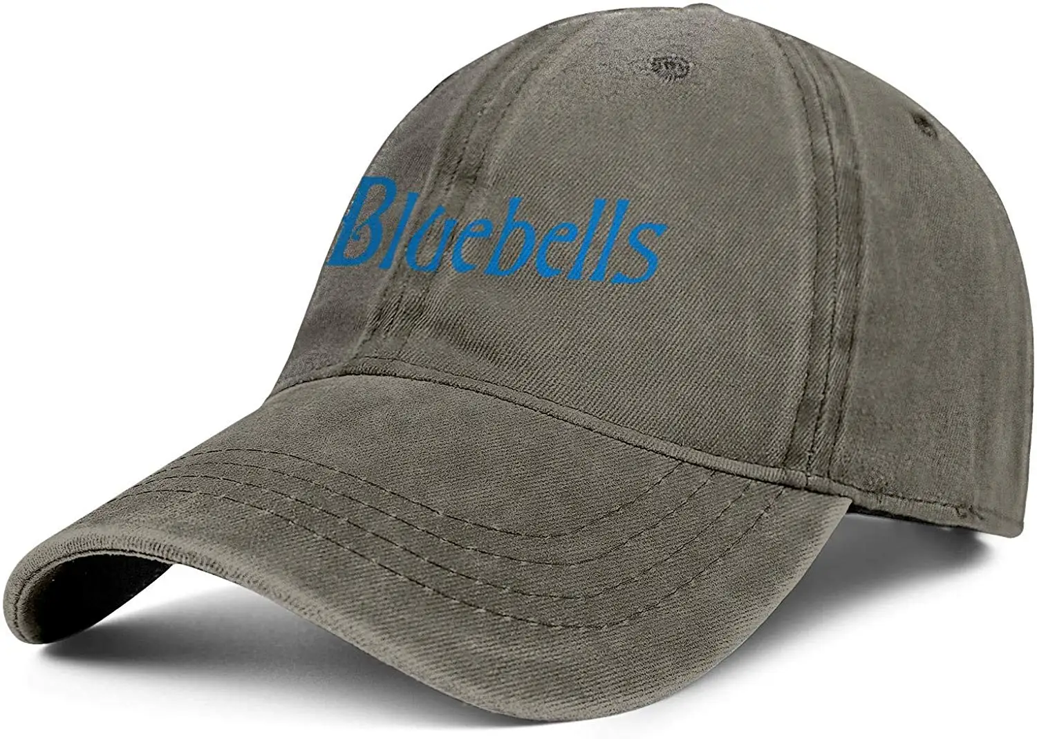 Синий колокол логотип Для женщин в ковбойском стиле Кепки мягкая одежда с принтом милой свободный водителя грузовика шапка с черепом