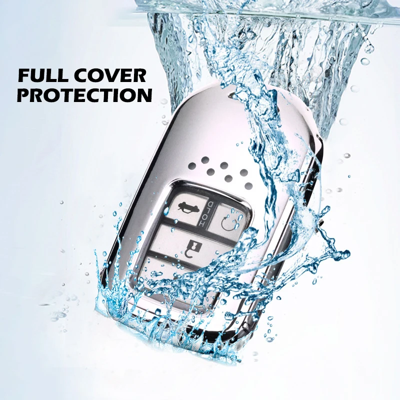 New Soft TPU Della Copertura Completa di Caso Chiave A Distanza Per Honda Civic City Vezel Accord HR-V CRV Polit Jazz Jade Crider odyssey Protezione con Chiave - H922fd2faffb040fa8e0db00bd81de1f0V