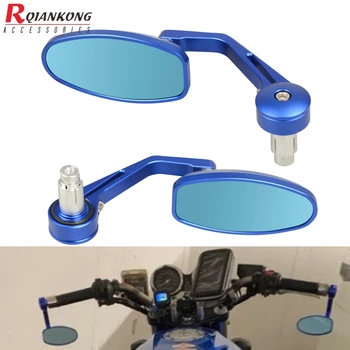 

7/8"22mm handlebar mirrors Motorcycle End Rearview Side Mirror For YAMAHA TMAX T-MAX 500 530 MT07 MT09 mt 03 R3 R6 R25 R1 yz yzf