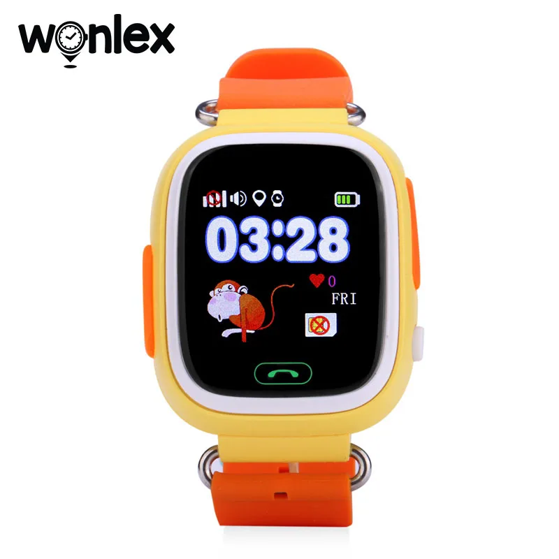 Wonlex GW100 Смарт часы для детей GPS SOS монитор трекер вызовов 2G анти потеря