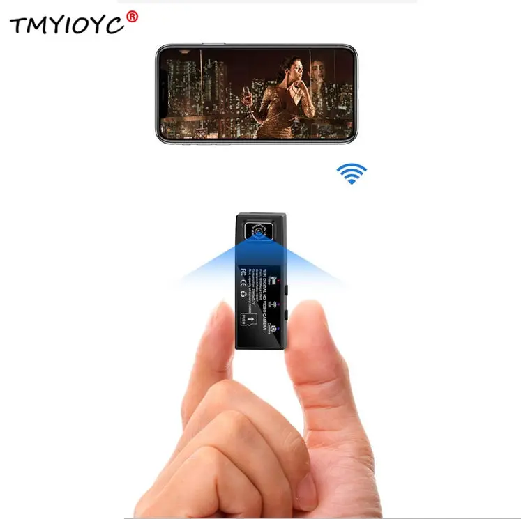 

2019 New Full HD 1080P Mini Wifi IP Camera Dual Lens Wireless APP Remote Control Secret Camera Motion Detection Micro DVR Camera