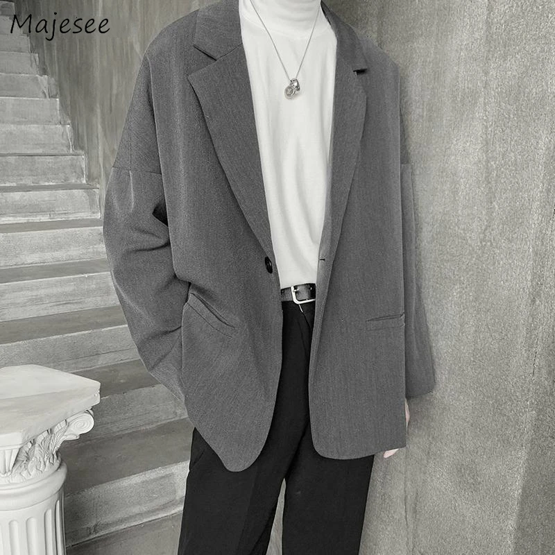 Spring Blazer Korean Style | Loose Blazer Korean Style | Blazer Men ...