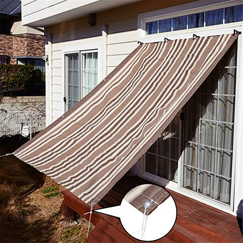 

1Pcs Shade Sails&Nets Cloth Window HDPE Anti-UV Shading Net Garden Sun Cover Patio Sun Shade Shelter Garden Accessories Outdoor