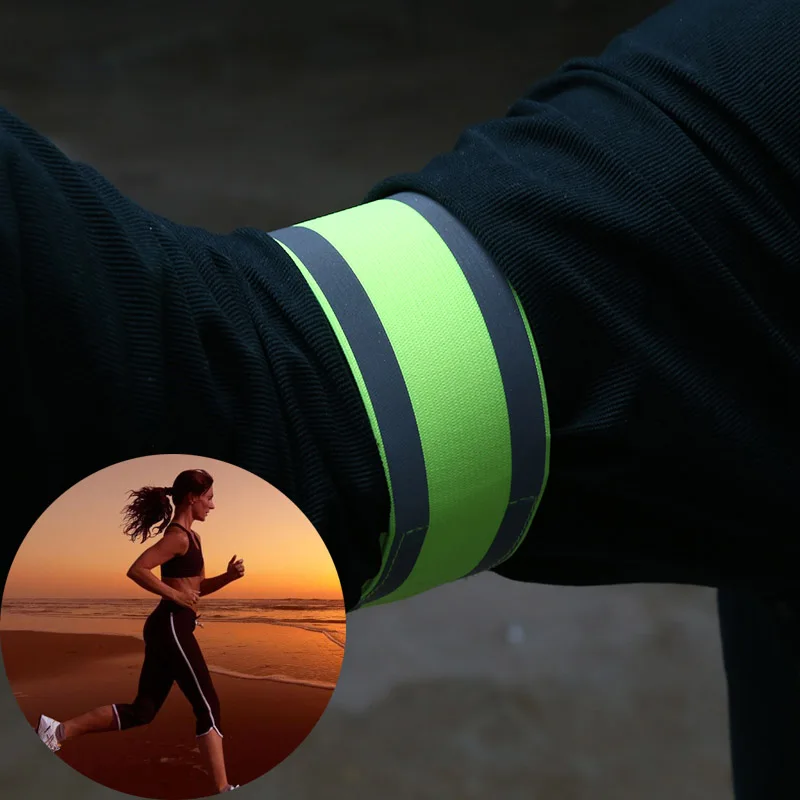 Safety Belt Strap Sporting Goods Arm Band Night Running Sports Bicycle Reflective Outdoor New