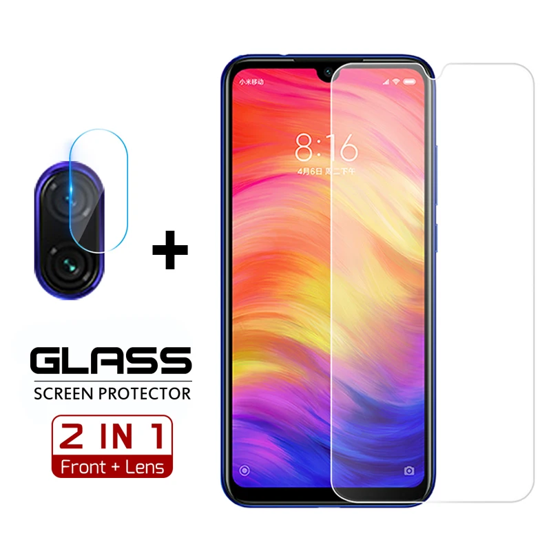 Закаленное стекло для объектива камеры 2 в 1 защитная пленка мягкая Xiaomi Redmi Note 7 8 Pro