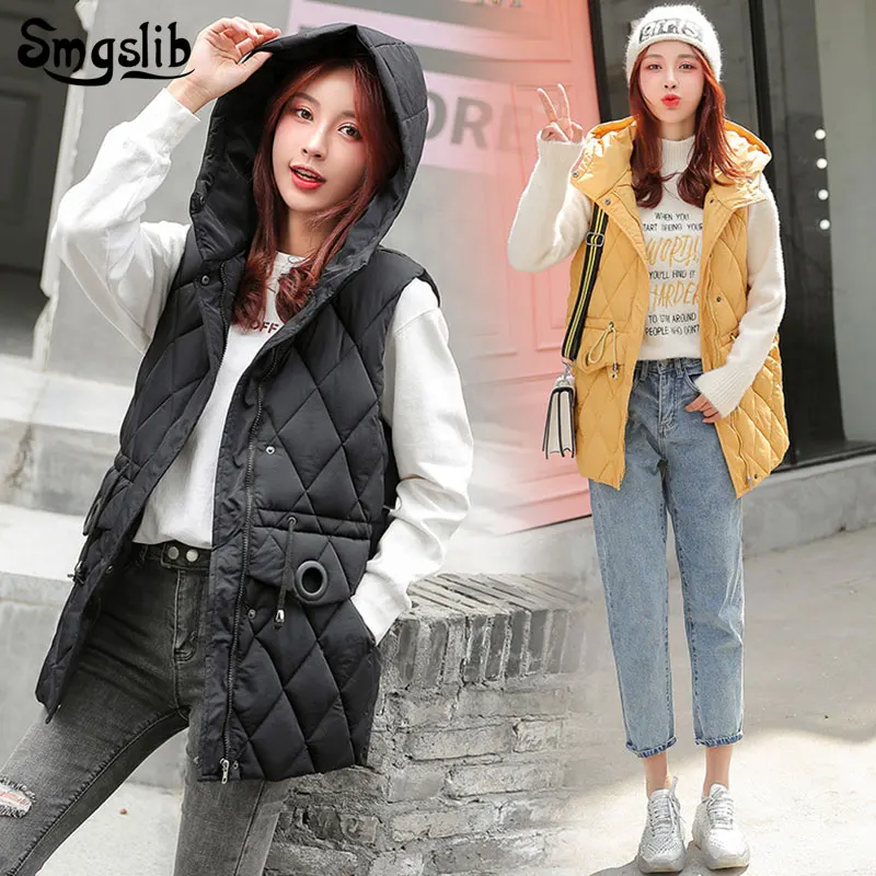 

New Women Jacket Winter Ultralight White Duck Down Vest Female Slim sashes Vest Women's Windproof Warm Waistcoat Plus Size