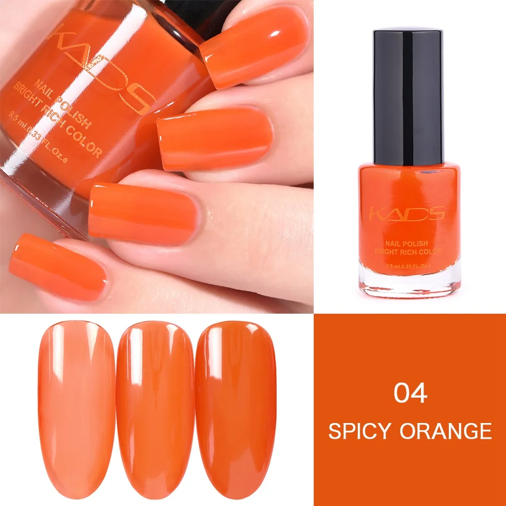 9,5 мл полупрозрачный Гель-лак для ногтей 12 ярких цветов Гель-лак стойкий УФ-гель лак для ногтей - Цвет: Spicy Orange