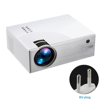 

Computer Low Noise Smart Bedroom Entertainment Laptop Smartphone Mini Projector Video LED Light Screen Share LCD Display 720P HD