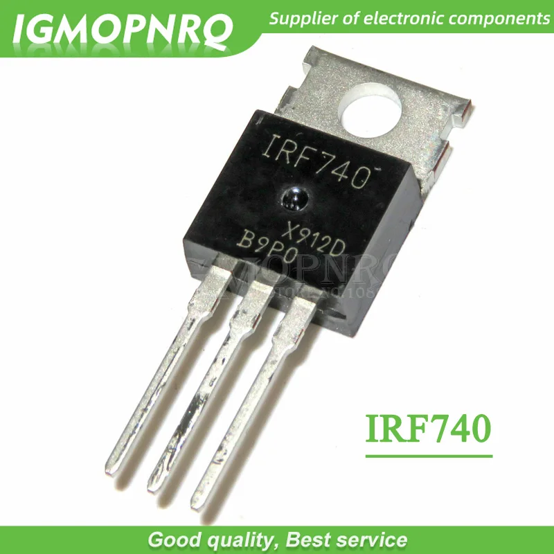 10 шт. IRF740 IRF740PBF 400 в 10 ампер MOSFET N-Chan TO-220