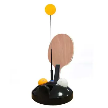 

New Funny Table Tennis Set Self-Training Leisure Kid Indoor Outdoor Play Toys Table Tennis Trainer Elastic Shaft with Racket