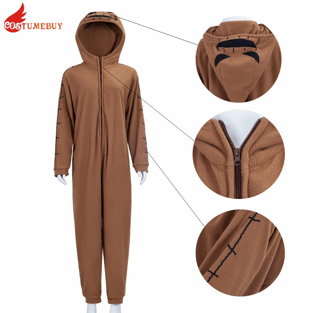 

Halloween Party Cosplay The Nightmare Cosplay Christmas Costume Oogie Boogie Pajamas Jumpsuits Unisex Nightclothes Outfit