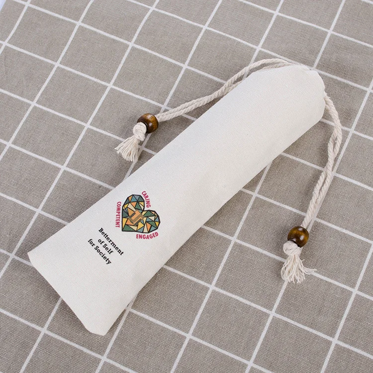 Line Lipstick Bag Packing Jewelry Makeup Linen Drawstring Pouch Wedding Party Candy Gift Storage Sachet Vintage Sack Print Logo | Украшения